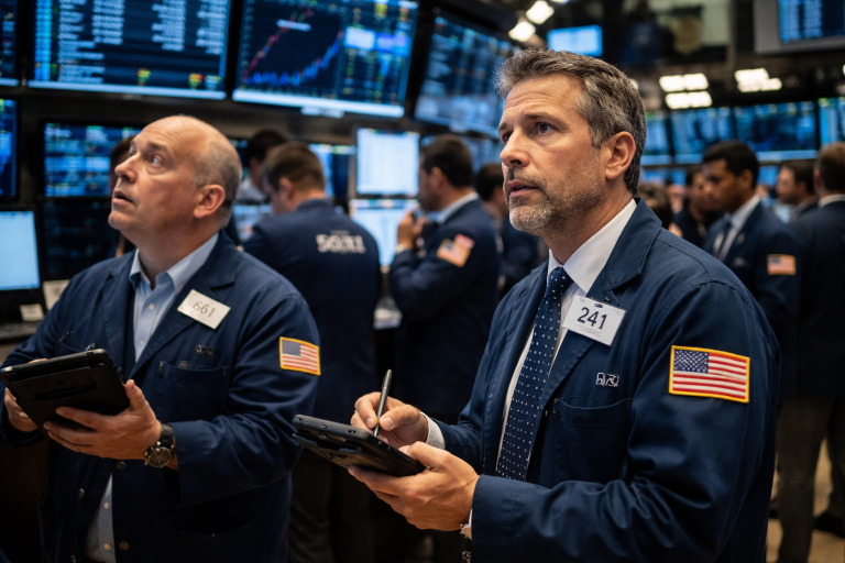 Dow ends lower as AI selloff drags Nasdaq, defensive stocks gain