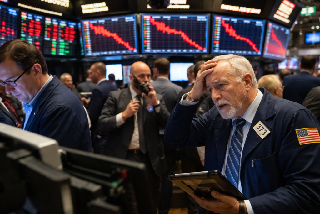 Dow tumbles 680 points as chip rout sends Nasdaq to biggest drop since 2025
